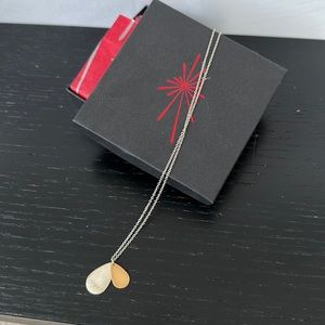 New Teardrop charms necklace